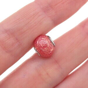 Pandora 925 Sterling Silver Enamel Essence Freedom Slide Bead Charm